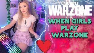 WHEN GIRLS PLAY WARZONE - NATARSHA GAMEPLAY (Warzone Girl Gamer Compilation)