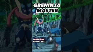 greninja master  || aura blast z ||  #attitudestatus #ashgreninja #ashketchum  #trendingshorts