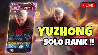 YUZHONG IS BACK WITH LIVE SOLO RANK MYTHIC ~ Mobile Legends