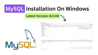 How to Install MySQL 8.0.40 Server & Workbench on Windows 7/10/11 | Install MySQL 8.0.40