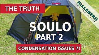 Hilleberg Soulo - CONDENSATION ISSUES