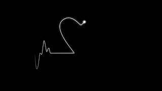 Heartbeat line overlay FREE download black screen + sound effect