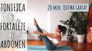 Fortalece Tu Abdomen y Quema Grasa Con Yoga En Casa | 20 minutos