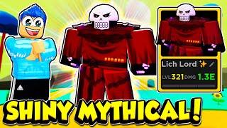 I HATCHED THE SHINY MYTHICAL IN ANIME FIGHTERS SIMULATOR AND IT'S OP!