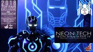 Hot Toys NEON TECH IRON MAN Mark IV MMS485 D24 Sideshow Exclusive Review