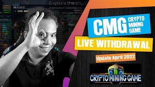 CMG Crypto Mining Gaming Live Withdrawal | Update April 2022 | Tips | Free Money Online