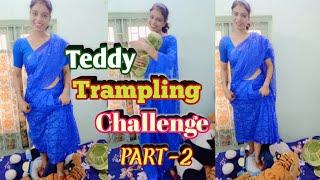 _Teddy trampling challenge PART-2 || #viral #trending #video #funny  @KMlifestyle2023