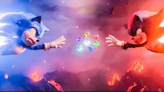 Sonic, Knuckles and Tails Defeat Shadow, a mysterious enemy with an unreal powers- Sonic Vs Shadow