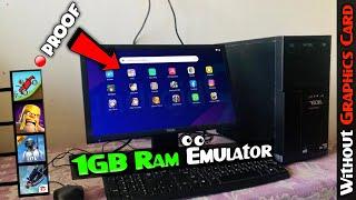 Finally!! 1GB Ram Emulator is Here | NO VT | Fix OpenGL | Dual Core PC