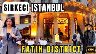  Istanbul SIRKECI Fatih District Turkey 4K