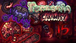 Terraria [Calamity Mod] Let's Play Episode 15: The Hive Mind And Perforators!