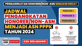 Jadwal Pengangkatan Honorer Jadi ASN PPPK Tahun 2024