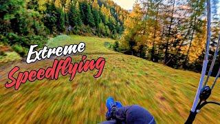 Speedflying inside a tight forest | Kronplatz Sylvester