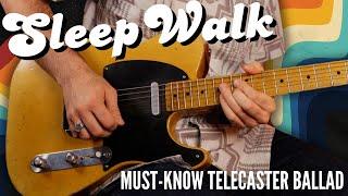 Sleepwalk; Ultimate Telecaster instrumental?! Vintage country soul guitar lesson.Danny Gatton homage