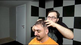 ARE YOU READY TO BE WITH LUNATIC BARBER??? ASMR Head Massage Face Massage Body Massage