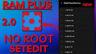 Increase Performance With Ram plus 2.0 SetEdit | Add Upto 8 GB RAM |  @Lycantweaks