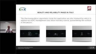 Beauty and reliability made in Italy -  the AVE KNX Room Controller and more