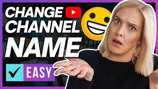 How to Change my YouTube Channel Name WITHOUT Changing Gmail Name