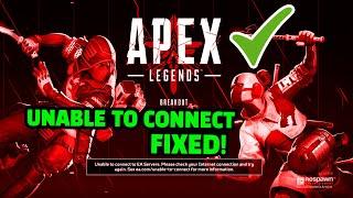 EA Apex Unable To Connect To EA Servers ? FIX NOW  ea.com/unable-to-connect apex?