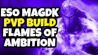 ESO Magicka Dragonknight PvP Build | Darkfire | Flames of Ambition