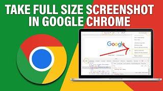 How To Take A Full Page Screenshot On Google Chrome (2024)