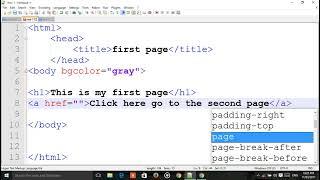 How to link one page to another in HTML #coding #programming #web #webdesign