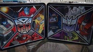 TRANSFORMERS G1 LUNCHBOXES VIDEO REVIEW BY MITCH SANTONA