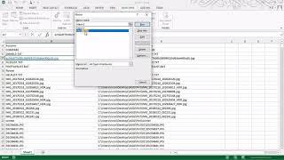 Create hyperlinks for your files and directories in Excel using macro