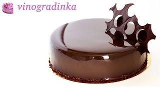 Mirror chocolate glaze for cake