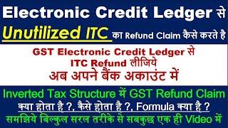 GST Refund of Unutilised ITC | Inverted Tax Structure in GST | How to Claim GST Refund | GST Refund