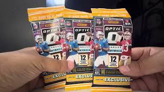 2023 Panini Football NFL Trading Cards Optic Donruss Fat Packs Opening ( First Look )