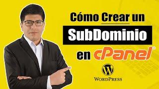 Cómo CREAR un Subdominio en cPanel PASO A PASO  (ACTUALIZADO 2024)