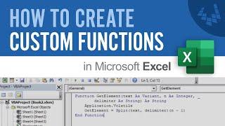 How to Create Custom Functions in Excel