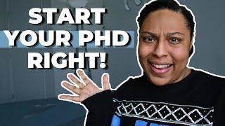 EVERY NEW Grad Student Should Do These Things ASAP | What To do Your First Year in Your PHD!