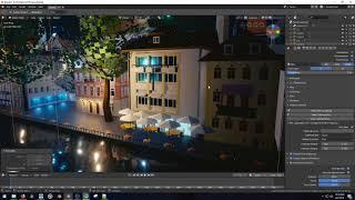 Fuad Quaderi Low Poly EEVEE Town | Water effects