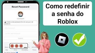 Como redefinir a senha do Roblox sem e-mail (2025) | Recupere sua conta do Roblox