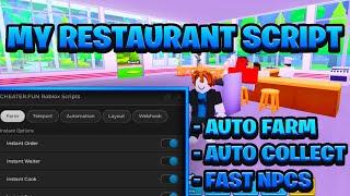 [NEW BEST] My Restaurant! Script Pastebin - (ROBLOX) *Auto Farm* [Works  on Mobile & PC]