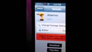 How to make rainbow slide to unlock on iphone