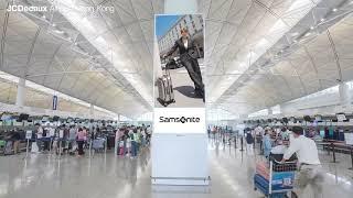 Hong Kong International Airport advertising - Samsonite