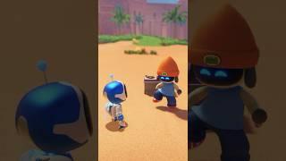 What happens when you hit Parappa Bot in Astro Bot  #astrobot