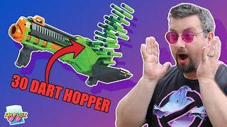 Who needs nerf mags? DartZone has 30 dart hoppers! Matrixfire Review