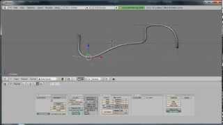 Growing Curves and Convert to Mesh in Blender Tutorial (good for cords)