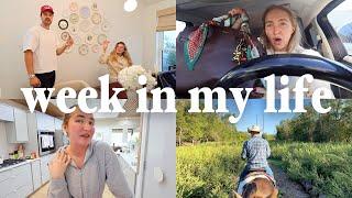 WEEK IN MY LIFE  new home projects, recent reads, ranch trip, clothing haul & at home trip