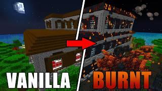 This mod will burn your Whole World | Burnt FULL showcase! (Minecraft 1.20.1)