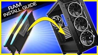 How to Install and Setup DDR5 and DDR4 RAM in a PC