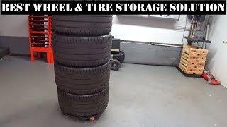 Best Wheel and Tire Storage Solution CHEAP | Auto Fanatic