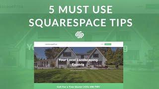 5 Tips and Tricks to Design Better/Faster in Squarespace