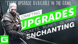 The Witcher 3 Upgrade Guide for Beginners - Crafting Runes, Glyphs, Sockets & Enchanting