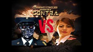 C&C Generals Contra 009 Final Challenge: Cybernetic General vs China Boss [Hard] #5