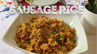 Sausage Rice Recipe - Rice on the pressure pan - Instant pot recipes